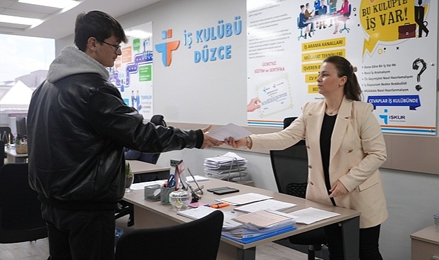 DÜZCE İŞ KULÜBÜ 3 BİN 500 KİŞİYİ İŞE YERLEŞTİRDİ