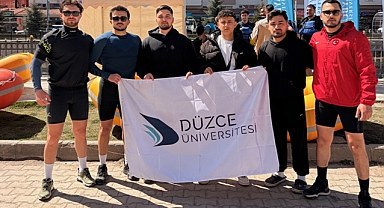 DÜZCE ÜNİVERSİTESİ RAFTİNGDE TÜRKİYE ŞAMPİYONU OLDU
