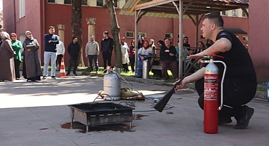 YANGINA MÜDAHALE EĞİTİMLERİ DEVAM EDİYOR