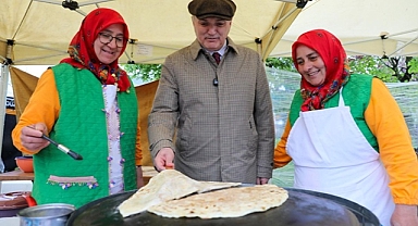 BAŞKAN ÖZLÜ ÜRETİM ŞENLİĞİ’Nİ ZİYARET ETTİ