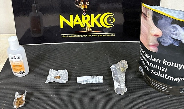 DÜZCE'DE UYUŞTURUCU SATAN VE İÇENLERE OPERASYON