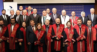 SON BAŞBAKAN VE ESKİ BAKANA FAHRİ PROFESÖRLÜK ÜNVANI