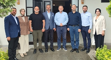 ANAHTAR PARTİ’DEN ÇALIŞAN GAZETECİLER CEMİYETİ’NE ZİYARET