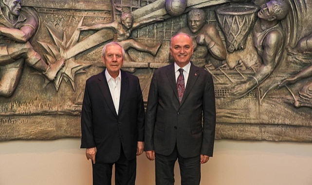 BAŞKAN ÖZLÜ AZİZ YILDIRIM'I ZİYARET ETTİ