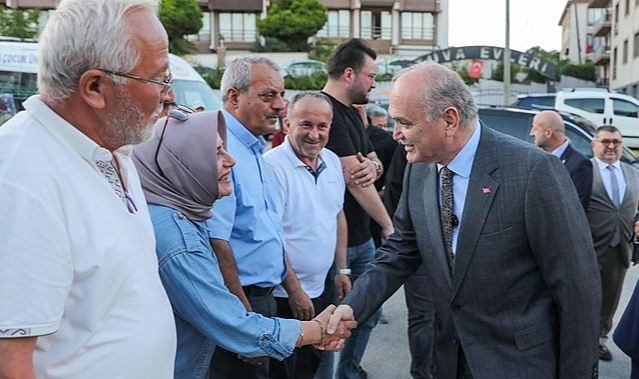 BAŞKAN ÖZLÜ KONURALP'TE VATANDAŞLARIN SORUNLARINI DİNLEDİ