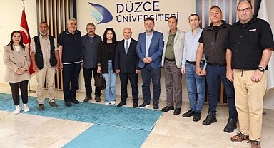  ÇALIŞAN GAZETECİLER CEMİYETİ’NDEN REKTÖR SÖZBİR’E ZİYARET