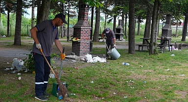 DÜZCELİLER YİNE ÇEVREYİ PİSLETTİ!