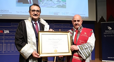 ESKİ ENERJİ BAKANI DÖNMEZ'E FAHRİ DOKTORA