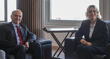 ÖZLÜ'DEN AKÇAKOCA BELEDİYE BAŞKANI ALEV ÜNAL'A ZİYARET