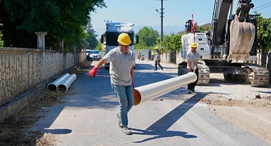YENİ İÇME SUYU HATLARI DÖŞENİYOR