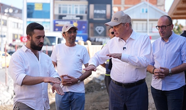 BAŞKAN ÖZLÜ SAHAYA ÇIKTI, ŞANTİYELERİ TEK TEK DOLAŞTI