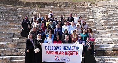 “BELEDİYE HİZMETTE, KADINLAR KEŞİFTE”