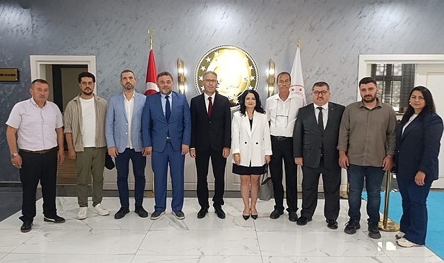 GAZETECİLERDEN BAŞSAVCI ÜNALAN'A HAYIRLI OLSUN ZİYARETİ
