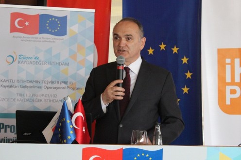 BAKAN ÖZLÜ KAYDADEĞER İSTİHDAM LANSMANINA KATILDI