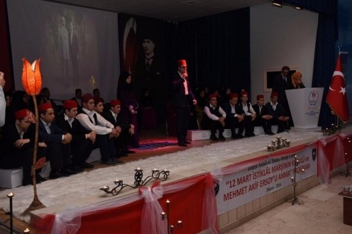 İSTİKLAL MARŞIMIZIN 95. YILI KUTLANDI