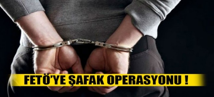 JANDARMADAN FETÖ'YE ŞAFAK OPERASYONU