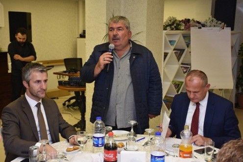 KELEŞ MUHTARLARLA BULUŞTU
