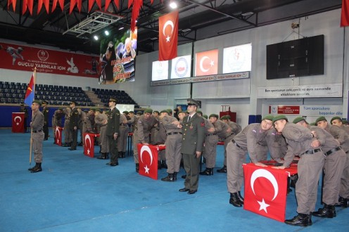 KISA DÖNEM ERLER YEMİN ETTİ