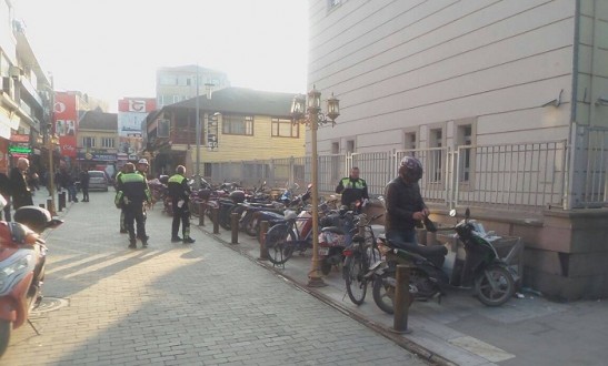 MOTOSİKLET SÜRÜCÜLERİNE CEZA YAĞDI