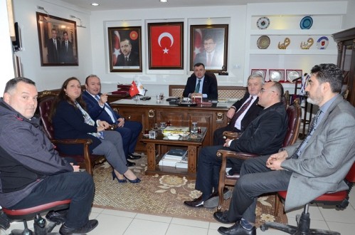 REKTÖRLERDEN İL BAŞKANINA ZİYARET