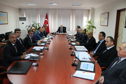 VALİ BAŞKANLIĞINDA TOPLANTI YAPILDI