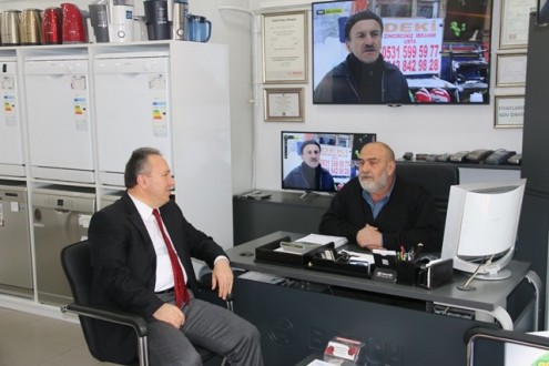 VALİ FİDAN ESNAF ZİYARETİNDE