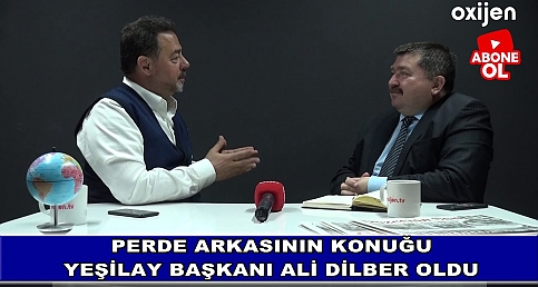 PERDE ARKASININ KONUĞU DÜZCE YEŞİLAY BAŞKANI AV. ALİ DİLBER OLDU